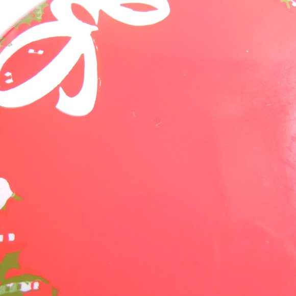 Set of 4 Holiday Wreath Dessert/Salad/Cookie Plates - Picture 4 of 5